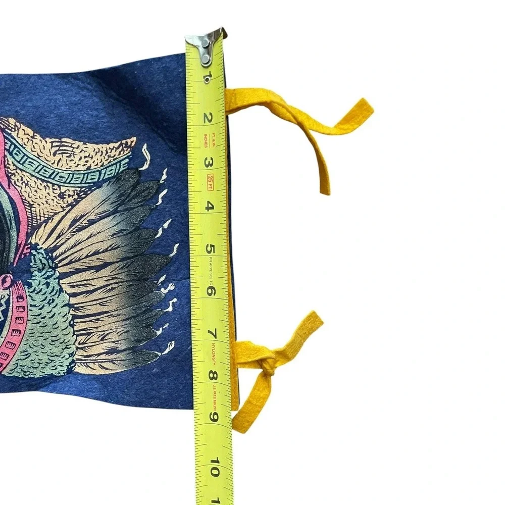 Vintage Tuscarora Summit PA Pennant Native American Chief Souvenir Travel